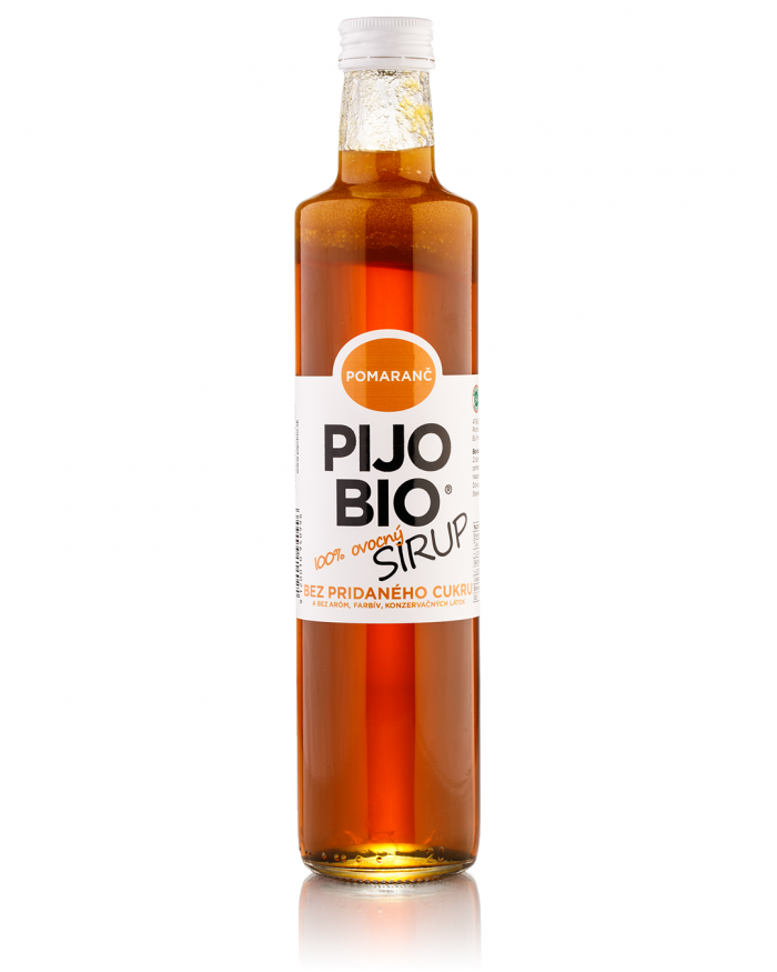 Bio sirup bez pridaného cukru POMARANČ Bio sirup bez pridaného cukru POMARANČ