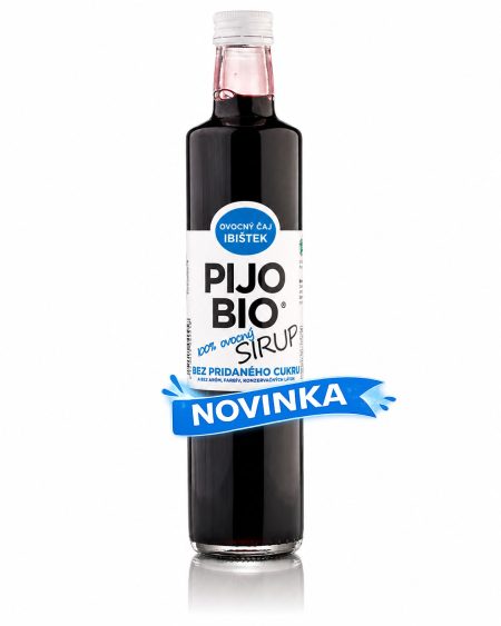 Bio sirup bez pridaného cukru OVOCNÝ ČAJ IBIŠTEK 500ml
