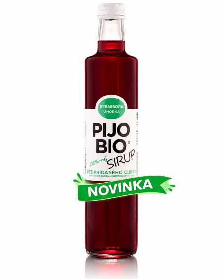Bio sirup bez pridaného cukru REBARBORA UHORKA 500ml