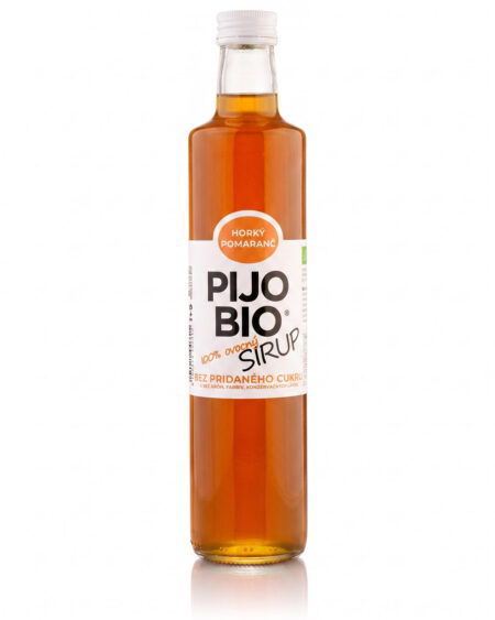 Bio sirup bez pridaného cukru HORKÝ POMARANČ 500ml
