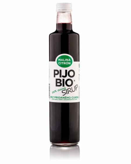 Bio sirup bez pridaného cukru MALINA CITRÓN 500ml